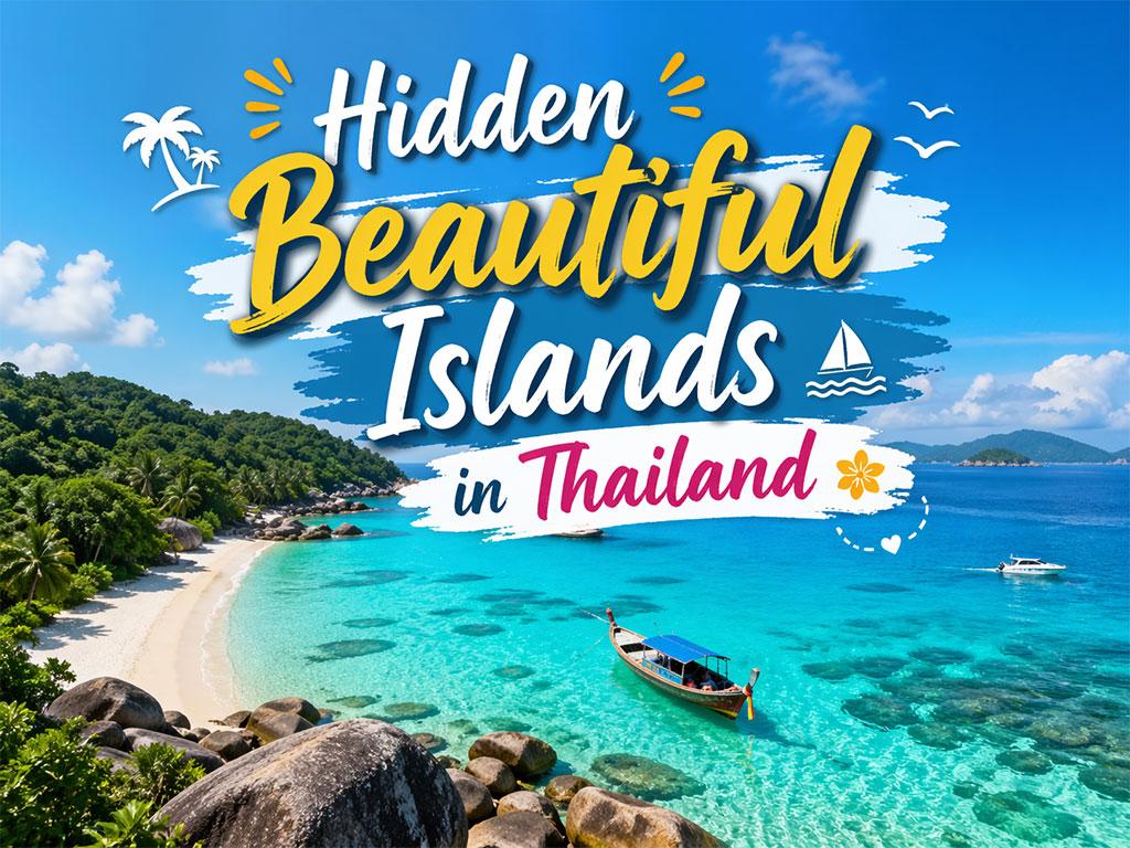 Versteckte wunderschöne Inseln in Thailand