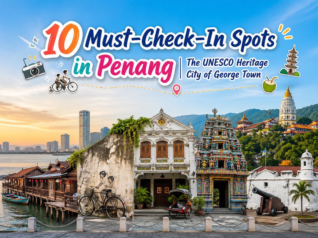 10 Check-in Punkte in Penang