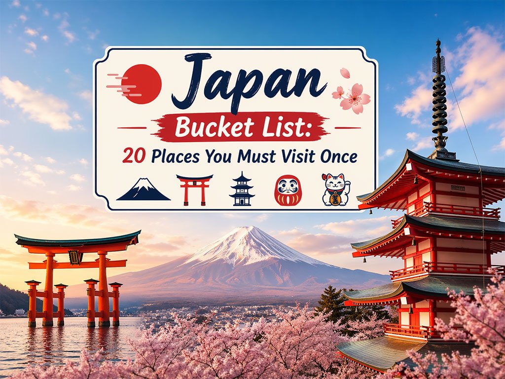 Japan Bucket List: 20 Orte, die man einmal im Lebe