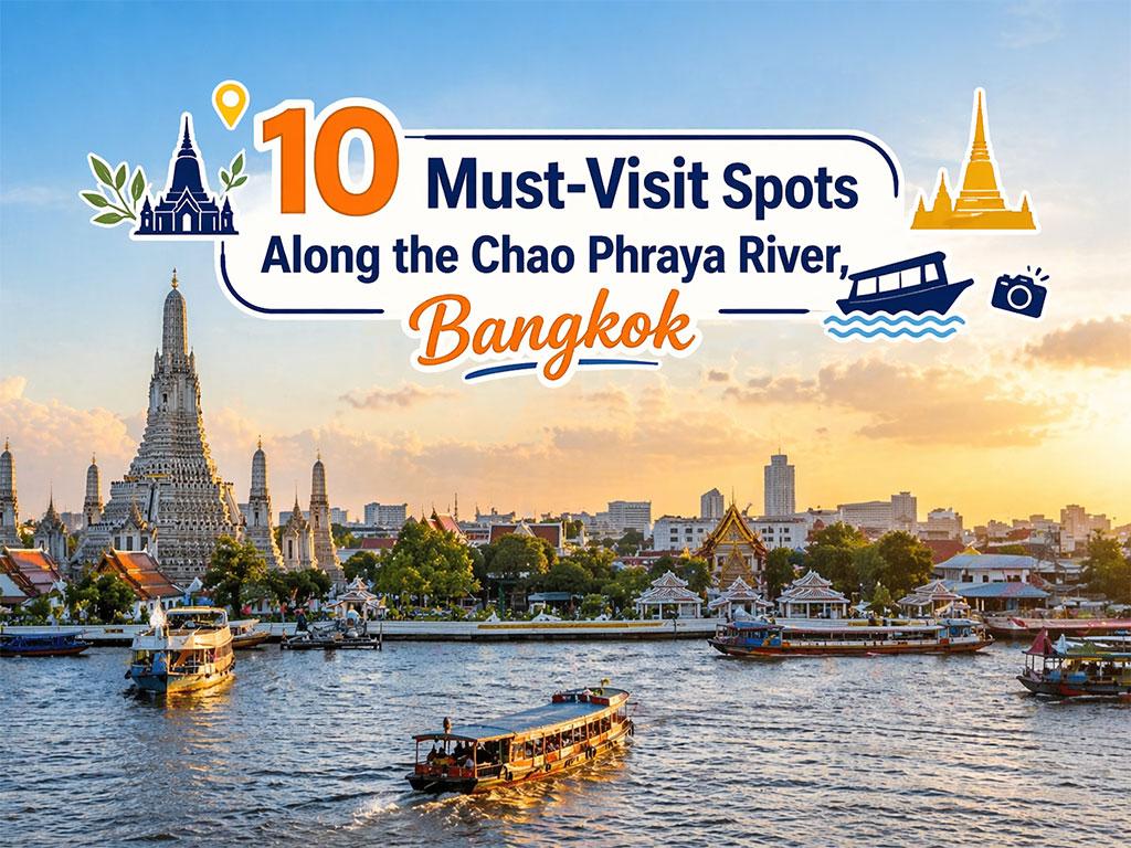 10 Sehenswürdigkeiten am Chao Phraya Fluss in Bang